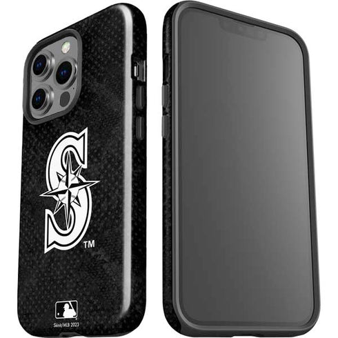 MLB Seattle Mariners Dark Wash iPhone 15 Pro Impact Case